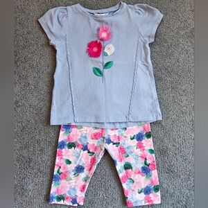 Girls Blue Leggings set